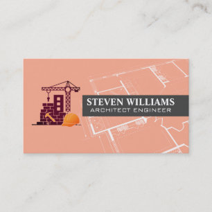 Carte De Visite Logo de constructeur Plan Construction