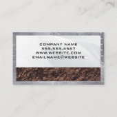 Carte De Visite Logo de construction | Développement du bâtiment (Dos)