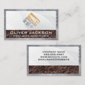 Carte De Visite Logo de construction | Développement du bâtiment (Devant / Derrière)