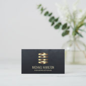 Carte De Visite Logo de construction immobilière simple profession (Debout devant)