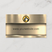 Carte De Visite Logo de construction | Métallurgique (Dos)
