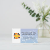 Carte De Visite Logo de construction | Plan directeur (Debout devant)