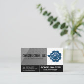 Carte De Visite Logo de construction | Prospère de propriété Ca (Debout devant)