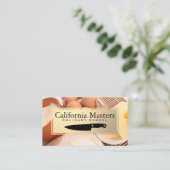 Carte De Visite Logo de couteau | Farine d'oeufs de beurre (Debout devant)