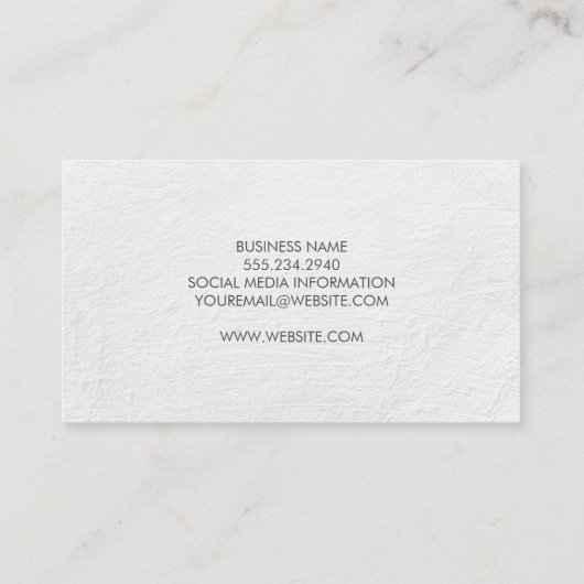 Carte De Visite Logo de couverture solaire (Dos)