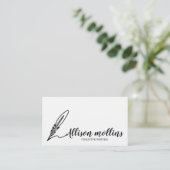 Carte De Visite Logo de création moderne (Debout devant)