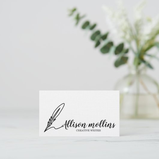 Carte De Visite Logo de création moderne (Debout devant)