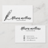 Carte De Visite Logo de création moderne (Devant / Derrière)