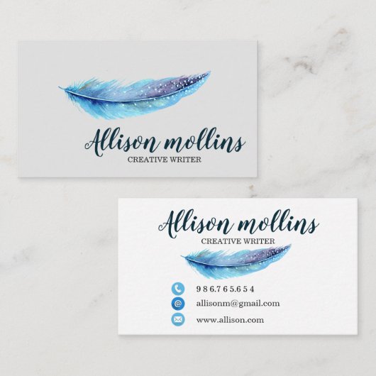 Carte De Visite Logo de création moderne (Devant / Derrière)