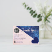 Carte De Visite Logo de Customer Thank You (Debout devant)