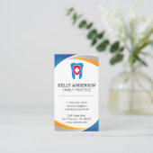 Carte De Visite Logo de dentiste | Soins de santé  (Debout devant)