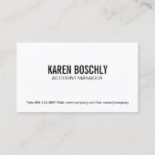 Carte De Visite Logo de document Fin Tech | Graphique financier (Dos)