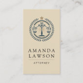 Carte De Visite Logo de droit (Devant)