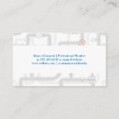 Carte De Visite Logo de Faucet | Arrière - plan du système de tuya (Dos)