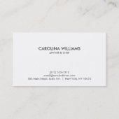 Carte de visite LOGO DE FORCE ET DE COUTEAU RUSTIQ (Dos)