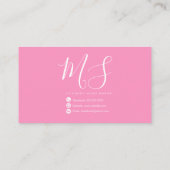 Carte De Visite Logo de gâteau de boulangerie Fouet Points (Dos)