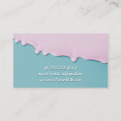 Carte De Visite Logo de gâteau | Épingle de roulement | Froid (Dos)