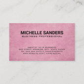 Carte De Visite Logo de Global Tech | Arrière - plan de texture ro (Dos)