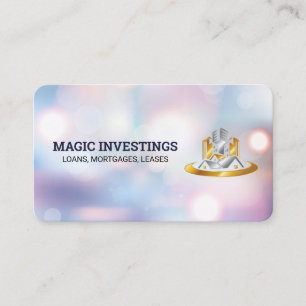 Carte De Visite Logo de Gold Silver Properties Locations immobil