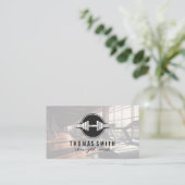 Carte De Visite Logo de gym | Salle de fitness (Debout devant)