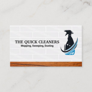 Carte De Visite Logo de Home Bubbles Spray de nettoyage