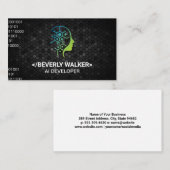 Carte De Visite Logo de Human Tech (Devant / Derrière)