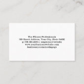 Carte De Visite Logo de Kettle Bells | Santé (Dos)