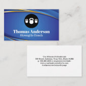 Carte De Visite Logo de Kettle Bells | Santé (Devant / Derrière)