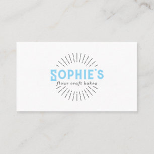 Carte de visite Logo de la Boulangerie Blue Baker