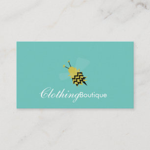 Carte de visite Logo de la boutique de vêtements B