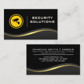 Carte De Visite Logo de la caméra de sécurité (Devant / Derrière)