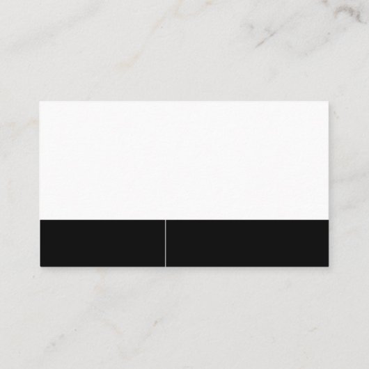 Carte De Visite Logo de la caméra de sécurité (Dos)