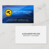 Carte De Visite Logo de la caméra de sécurité (Devant / Derrière)