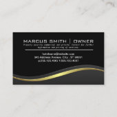 Carte De Visite Logo de la caméra de sécurité | Métallique (Dos)