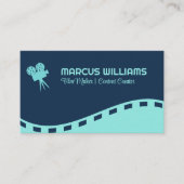 Carte De Visite Logo de la caméra | Directeur (Devant)