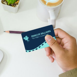 Carte De Visite Logo de la caméra   Directeur