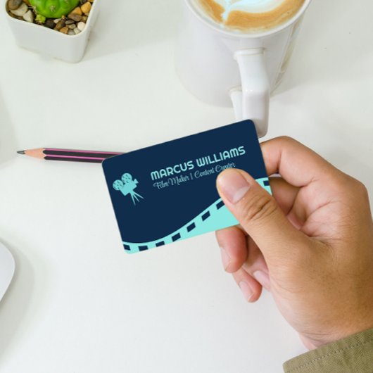 Carte De Visite Logo de la caméra | Directeur