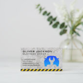 Carte De Visite Logo de la clé automobile (Debout devant)