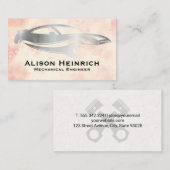 Carte De Visite Logo de la clé automobile | Aquarelle (Devant / Derrière)