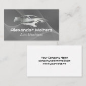 Carte De Visite Logo de la clé automobile | Mécanique (Devant / Derrière)