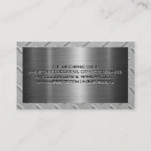 Carte De Visite Logo de la clé automobile | Mécanique (Dos)