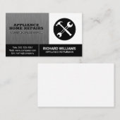 Carte De Visite Logo de la clé de marteau | Réparateur (Devant / Derrière)