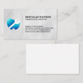 Carte De Visite Logo de la clé dentaire (Devant / Derrière)