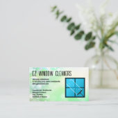 Carte De Visite Logo de la fenêtre de sélection | Nettoyeurs (Debout devant)