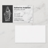 Carte De Visite Logo de la justice aveugle | Droit (Devant / Derrière)