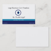 Carte De Visite Logo de la Lune et des Planètes du Croissant turqu (Devant / Derrière)