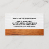 Carte De Visite Logo de la maison Bubbles | Nettoyer (Dos)