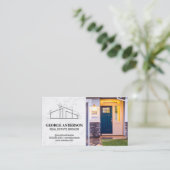 Carte De Visite Logo de la maison d'architectes | Promenade du Por (Debout devant)