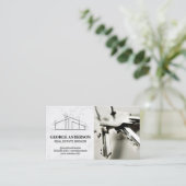 Carte De Visite Logo de la maison d'architectes | Touches (Debout devant)