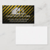 Carte De Visite Logo de la maison de construction en acier (Devant / Derrière)